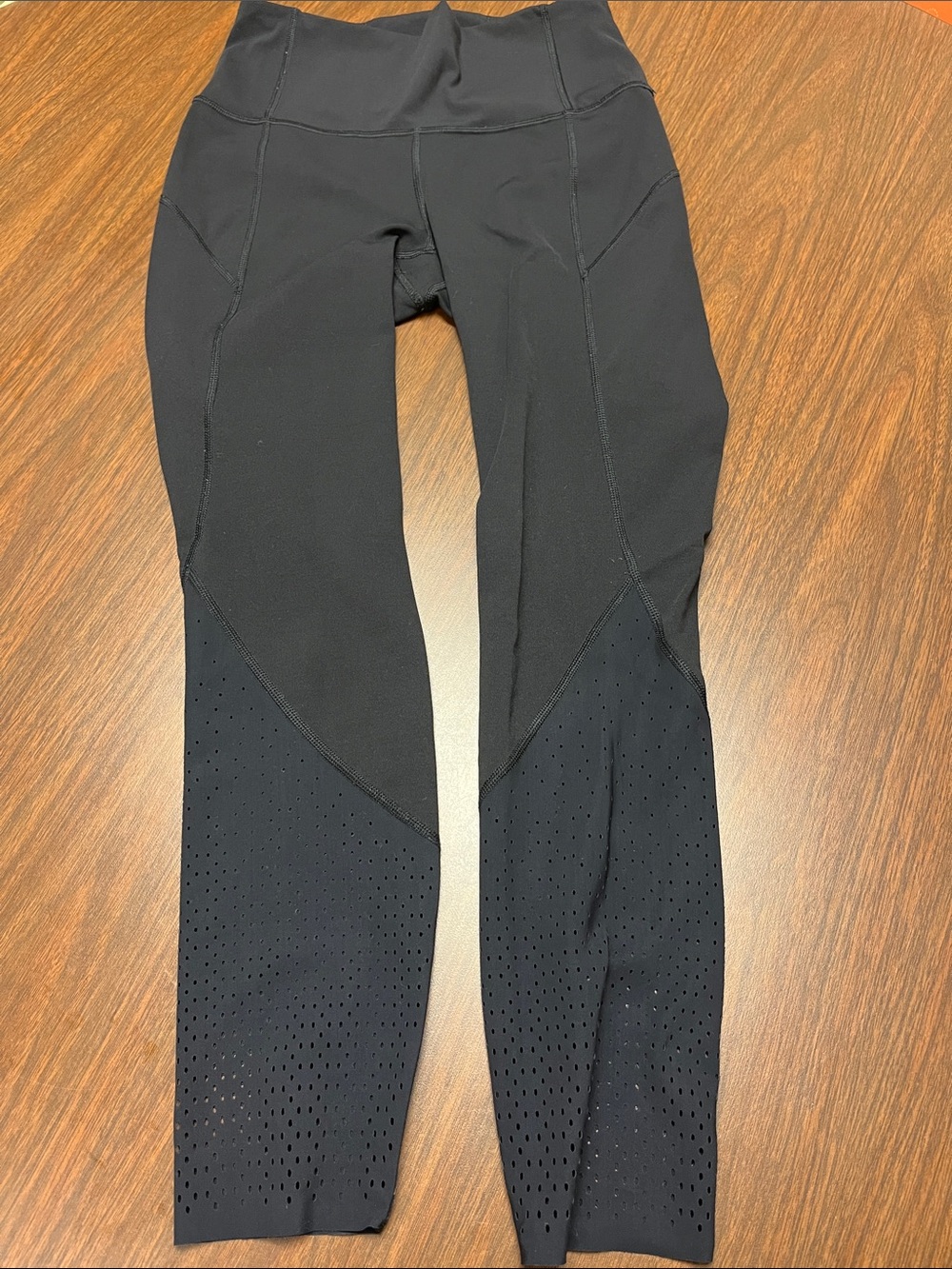 Lululemon High-Waist Black Leggings, size 6